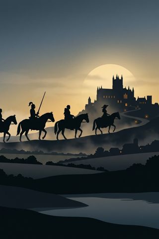 Cover of The Canterbury Tales, and Other Poems