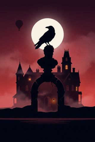 Cover of The Works of Edgar Allan Poe, Volume 1