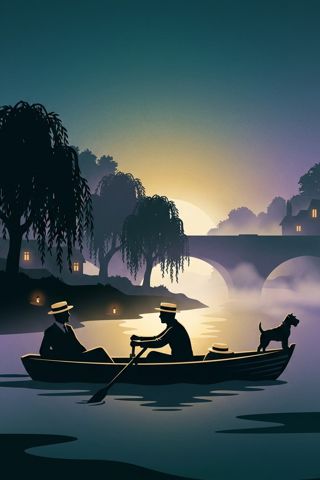 Cover of Three men in a boat (to say nothing of the dog)